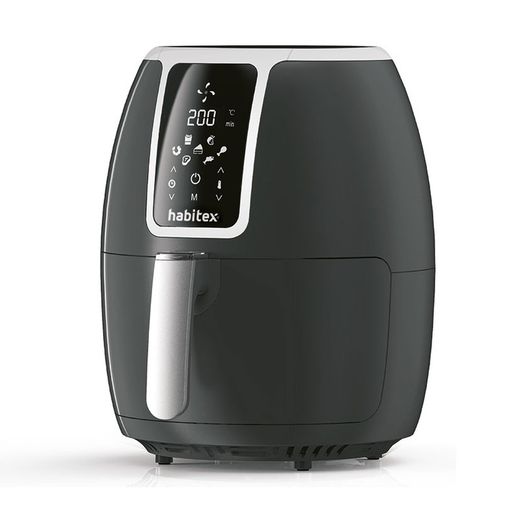 Freidora de aire HABITEX CC485D 1300/1500W 3,7 L Panel digital, 7 programas. Ref. 1450Y485