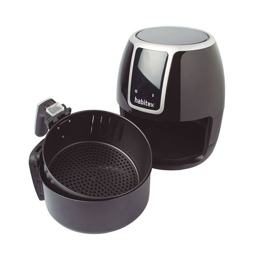 Freidora de aire HABITEX CC485D 1300/1500W 3,7 L Panel digital, 7 programas. Ref. 1450Y485