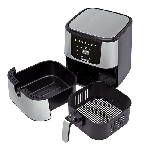 Freidora de aire HABITEX CC49055 1600/1800W 5,5 L Panel digital, 7 programas. Ref. 1450Y490