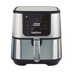 Freidora de aire HABITEX CC49055 1600/1800W 5,5 L Panel digital, 7 programas. Ref. 1450Y490