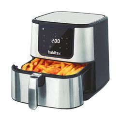 Freidora de aire HABITEX CC49055 1600/1800W 5,5 L Panel digital, 7 programas. Ref. 1450Y490