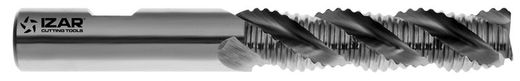 Fresa Frontal 3 Labios de Desbaste Grueso Serie Larga de Acero Rapido, Hsse8% Din844wr, Referencia 4497
