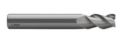 Fresa Frontal 3 Labios de Metal Duro Grano UF, Din6528n 3z,helice 45º para Aluminio, Referencia 9439
