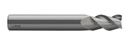 Fresa Frontal 3 Labios de Metal Duro Grano UF, Din6528n 3z,helice 45º para Aluminio, Referencia 9439
