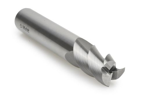 Fresa Frontal 3 Labios de Metal Duro Grano UF, Din6528n 3z,helice 45º para Aluminio, Referencia 9439