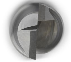 Fresa Frontal 2 Labios Serie Larga de Metal Duro Grano UF, para Aluminio, Referencia 9429
