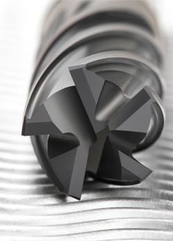 Fresa Frontal de Helice Variable Grano Uf de Metal Duro de Alto Rendimiento 48-70HRC, Din6528n Nz, Referencia 9406