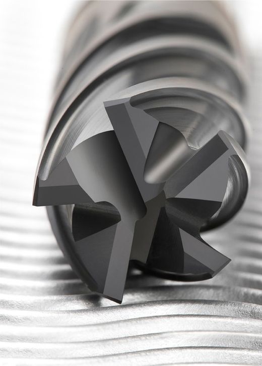 Fresa Frontal de Helice Variable Grano Uf de Metal Duro de Alto Rendimiento 48-70HRC, Din6528n Nz, Referencia 9406