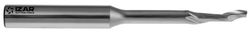 Fresa Frontal 1 Labio Serie Larga de Acabado para Aluminio, Hss Izar-Std.W, mango de 8/10, Referencia 4414