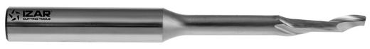 Fresa Frontal 1 Labio Serie Larga de Acabado para Aluminio, Hss Izar-Std.W, mango de 8/10, Referencia 4414