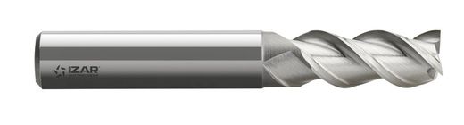 Fresa Frontal 3 Labios de Acabado para Aluminio, Acero Rapido, Hsse8% Din844w, Referencia 4430