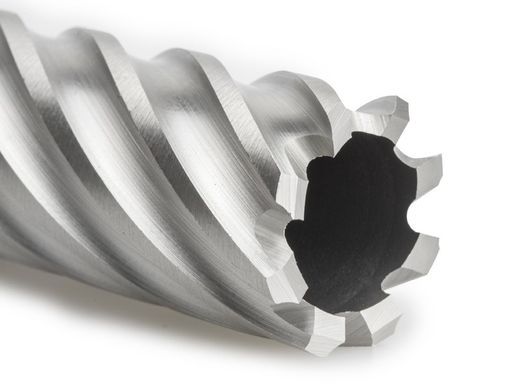 Fresa Hueca de Acero Rapido Serie Extra Larga para Maquina Electromagnetica con mango Weldon, Referencia 4072
