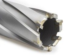 Fresa Hueca Serie Larga con Dientes de Metal Duro TCT para Maquina Electromagnetica Universal, Referencia 4067