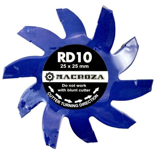 Fresa MACROZA RD10 para regatas de 25 x 25 mm