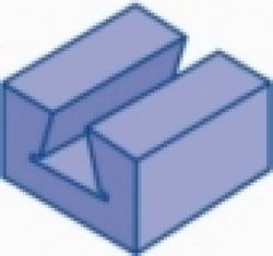 Fresa para Madera Cola de Milano Con Precortador, Referencia 1676