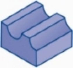 Fresa para Madera Radio Concavo, Referencia. 1670