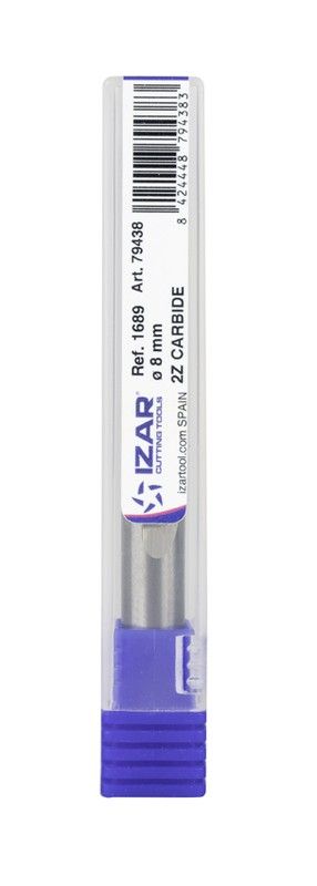 Fresa De Metal Duro Md De 2 Labios Para Espuma Eva Y Madera, Referencia 1689