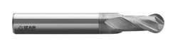 Fresa Frontal 2 Labios de Radio de Metal Duro Micrograno, Referencia 9425