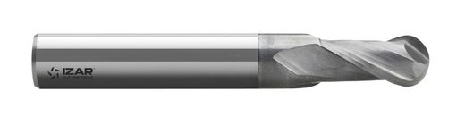 Fresa Frontal 2 Labios de Radio de Metal Duro Micrograno, Referencia 9425