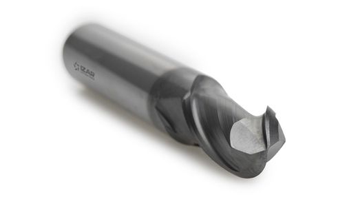 Fresa Frontal 2 Labios de Radio de Metal Duro Micrograno, Referencia 9425