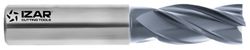 Fresa Frontal 4 Labios Metal Duro Micrograno de Uso General, Referencia 9401
