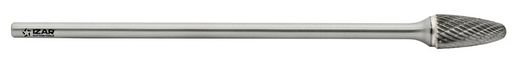 Fresa Rotativa De Metal Duro Forma De Ojiva Redondeada Rbf Serie Larga, Referencia 9248