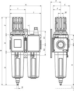 Fr+L 1 3/8 20 Micron 0-8 Bar Aut.