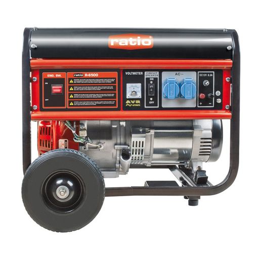 Generador de gasolina RATIO RG-6500 Potencia máxima de 5,5 Kva, Referencia 641X6500