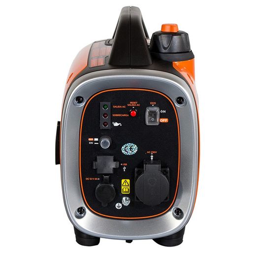 Generador inverter BLAC&DECKER BXGNI1900E Depósito con capacidad para 4 litros de gasolina. Referencia 6175H900E
