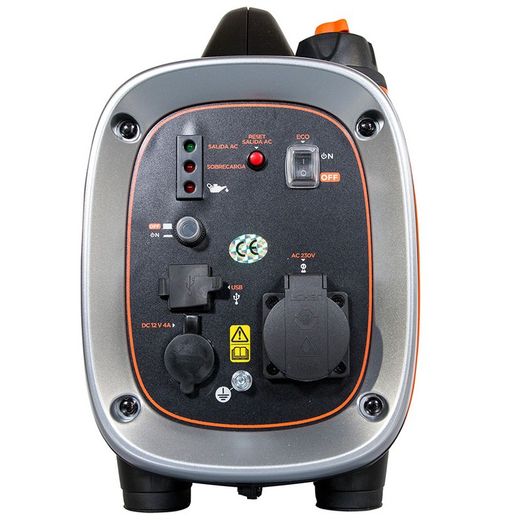 Generador inverter BLAC&DECKER BXGNI1900E Depósito con capacidad para 4 litros de gasolina. Referencia 6175H900E