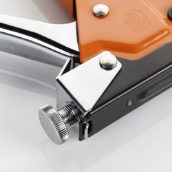 Grapadora Manual 3 En 1 Para Uso Con 3 Tipos De Grapas ALYCO ORANGE, Referencia 171275