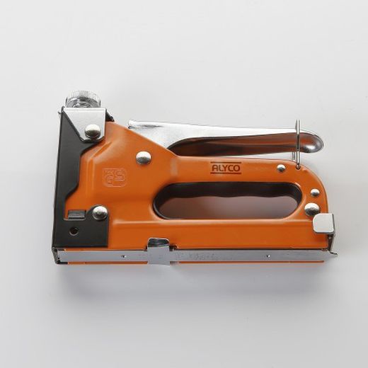 Grapadora Manual Para Grapa Rectangular 0,7X11,3X8 Milimetros ALYCO ORANGE, Referencia 171270