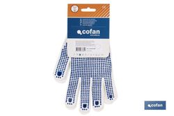 Guante 100% Nylon C/Puntitos Pvc. Referencia 11000079