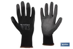 Guantes 100 % de poliéster | Impregnados para mayor seguridad | Flexibles | Protección y confort | Sin costuras. Referencia 11000125