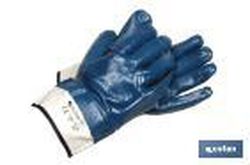 Guante Americano Nitrilo Azul