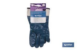 Guante Americano Nitrilo Azul