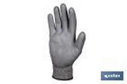 Guante Anticorte Impregnado Pu Gris