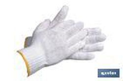 Guantes de punto de algodón con puño elástico | Cómodos y resistentes | Correcta adherencia | Referencia 11000047