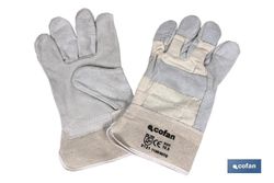 Guantes de serraje americano | Especiales para carga y descarga | Diseño industrial y resistente. Referencia 11000074