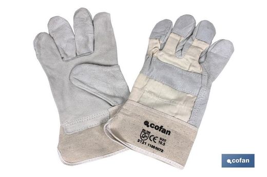Guantes de serraje americano | Especiales para carga y descarga | Diseño industrial y resistente. Referencia 11000074