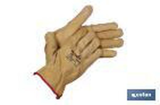 Guantes de piel de vacuno | Repelentes al agua | Seguros y cómodos | Resistentes y duraderos. Referencia 11000076