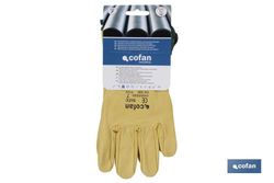 Guantes de piel de vacuno | Calidad estándar | Seguros y cómodos | Resistentes y duraderos. referencia 11000088