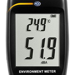 Higrómetro Pce-Em 883. Unifica Diferentes Sensores En Un Solo Dispositivo Para Realizar Mediciones Medioambientales. El Higrometro Ha Sido Diseñado Para Medir De Forma Rápida Diferentes Parámetros. Gracias A Los Diferentes Sensores Externos Que Se Incluye