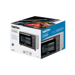 Horno HABITEX CC11022 22L 1500W.Temporizador de 60 minutos Ref. 1450Y110