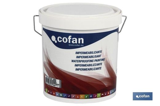 Revestimiento Impermeabilizante | Para Interior y Exterior | Diferentes colores | Pintura antihumedad y antimoho (12 Lt)