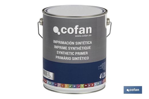 Imprimación Sintética | Color Gris y Blanco | Tamaño de 750 ml o 4L. Referencia 15002304