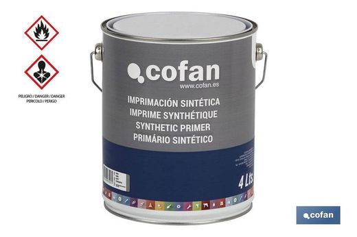 Imprimación Sintética | Color Gris y Blanco | Tamaño de 750 ml o 4L. Referencia 15002304