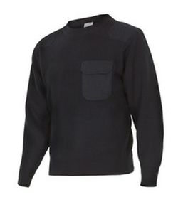 Jersey Punto Grueso Con Cuello Redondo Referencia 100.