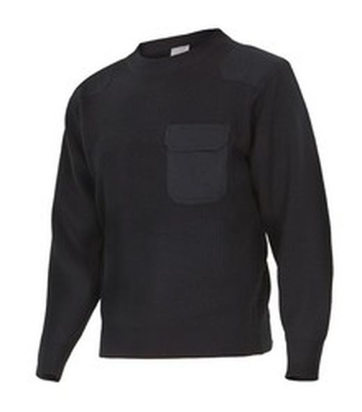 Jersey Punto Grueso Con Cuello Redondo Referencia 100.