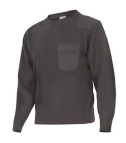 Jersey Punto Grueso Con Cuello Redondo Referencia 100.